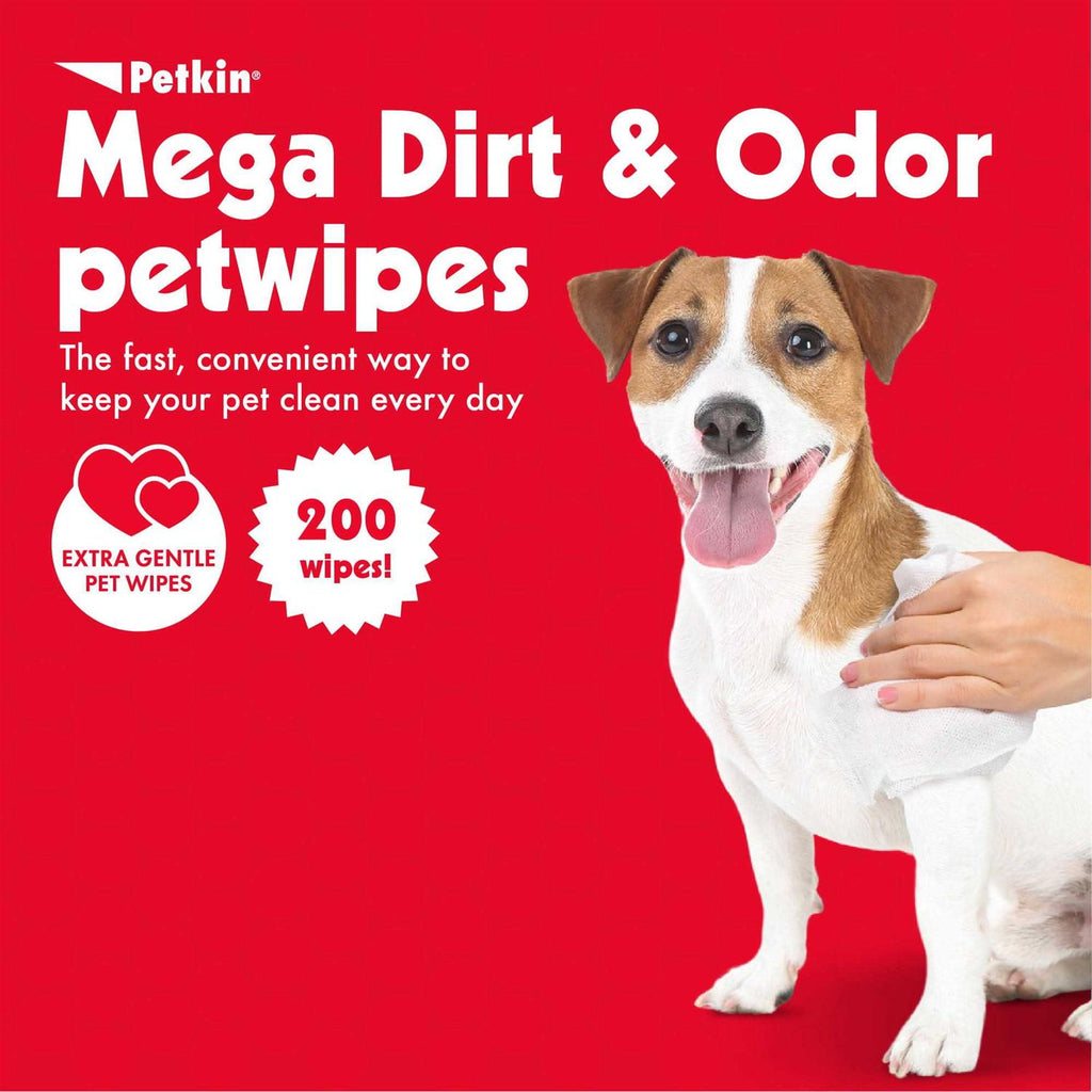 Petkin Petwipes Antibacterial Dog & Cat Wipes K425321