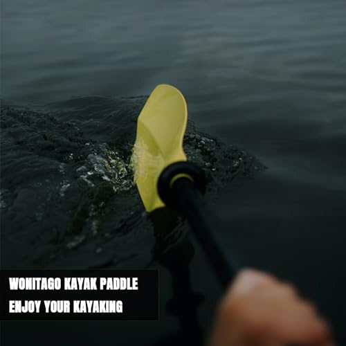 Kayak Paddles with Alloy Shaft and PP Blade, Adjustable 230-250 cm E1062