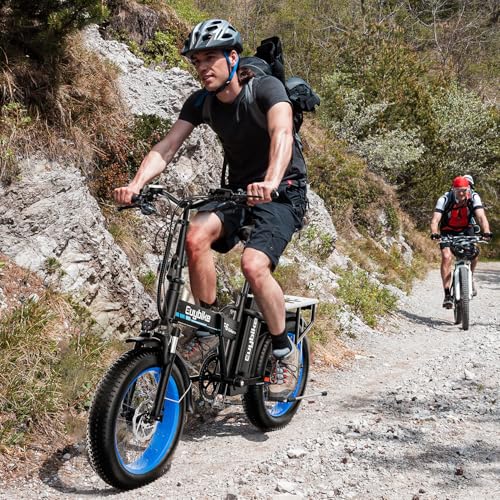 1000W Folding Electric Bike 48V 20AH Removable Battery 20" Fat Tire for Adults S359635