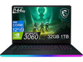 MSI GE76 Raider 17.3" 144Hz (Intel 12th Gen 14-Core i9-12900H, 32GB DDR5 RAM, 1TB PCIe SSD, GeForce RTX 3060 6GB) FHD Thin Bezel Gaming Laptop, RGB Backlit Keyboard, Thunderbolt 4, Win 11 Home