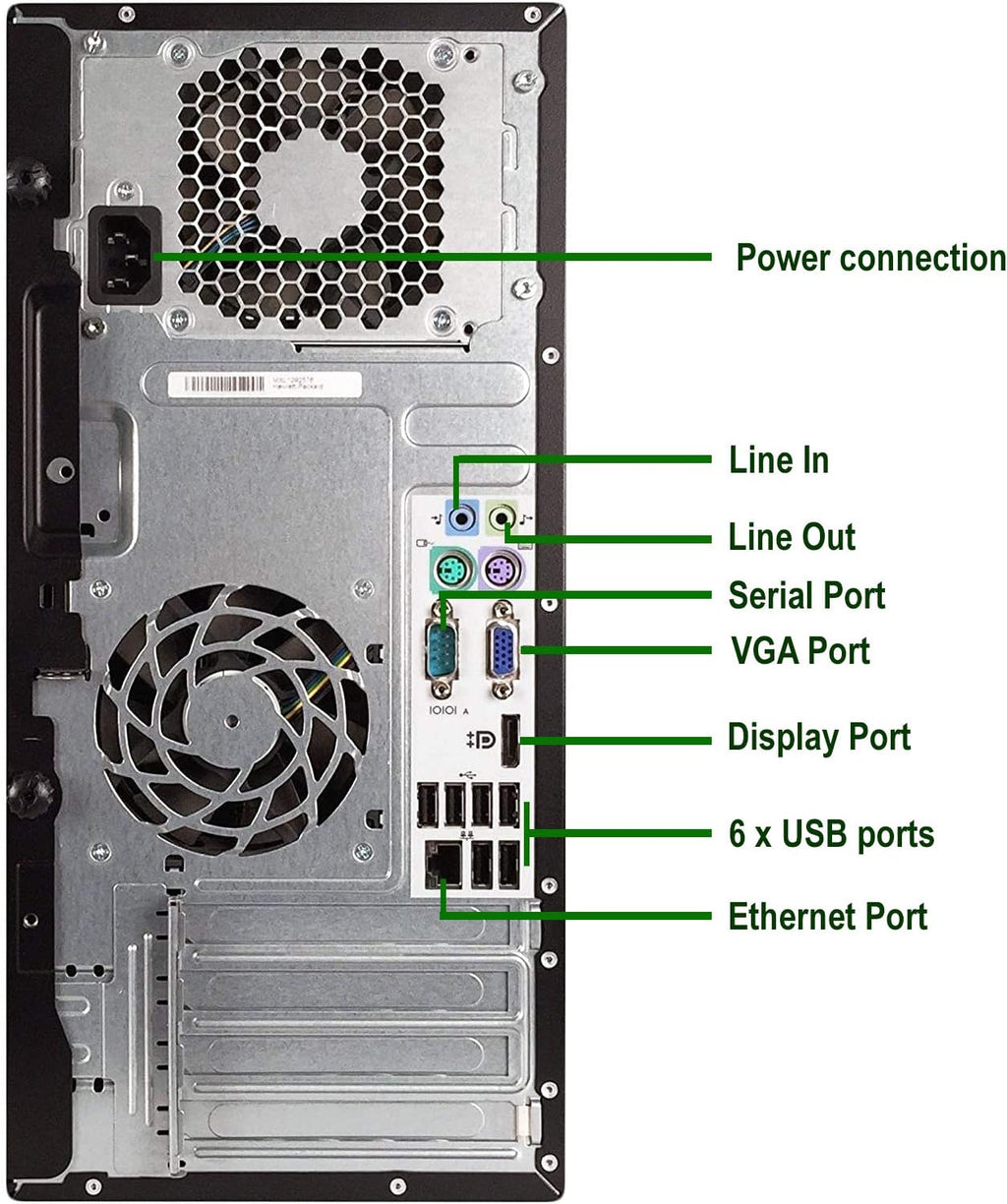 HP Elite 8300 Tower Desktop PC, Core i5, 16GB RAM, 256GB SSD, Windows 10 (Renewed) N51752