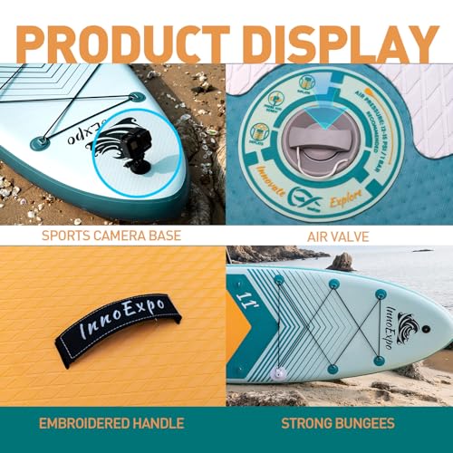 InnoExpo Inflatable Stand Up Paddle Board with Premium Accessories C20354