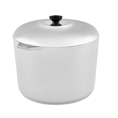 IMUSA USA Heavy Duty Cajun Aluminum Stock Pot 14 Quart and Oval Roaster 18" H44091