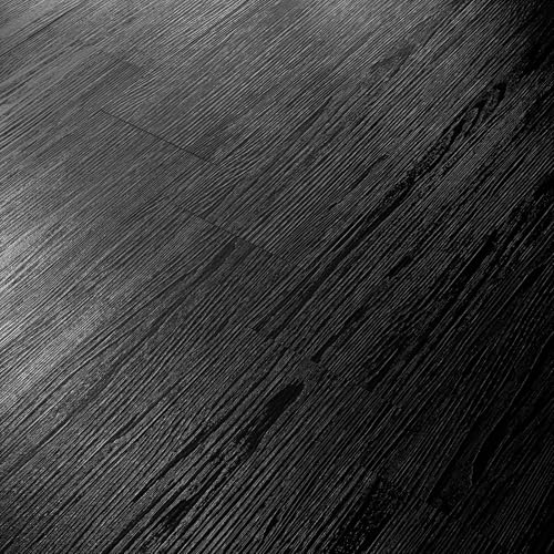 FunStick 17-Pack 6"x36" Peel and Stick Floor Tile Black Wood Vinyl Plank Waterproof S771
