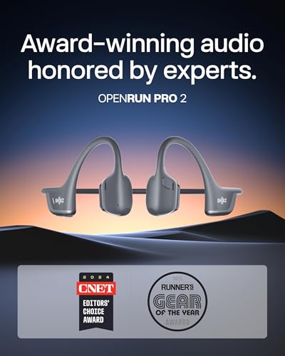 SHOKZ OpenRun Pro 2 Open-Ear Bone Conduction Sport Headphones Q8088