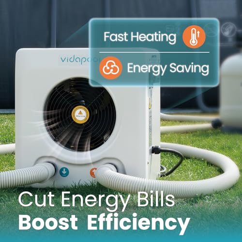 16,000 BTU Pool Heat Pump for Above Ground Pools, Heating and Cooling, 120V W3426