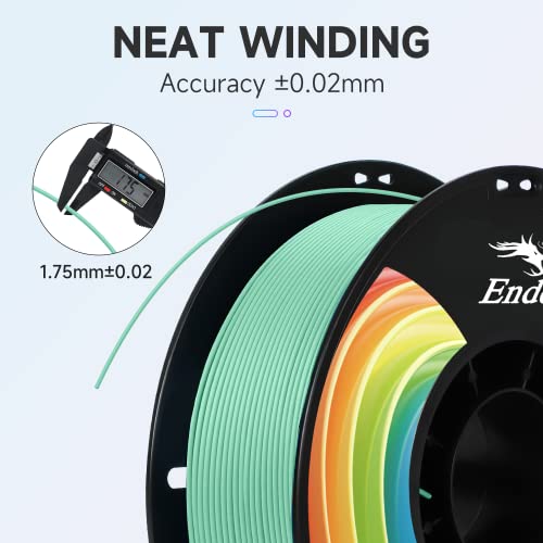 Creality PLA Plus Filament 1.75mm Rainbow Multicolor 1KG Spool O376011