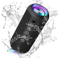 Ortizan Portable Bluetooth Speaker IPX7 Waterproof 24W Loud Sound, Black J77282
