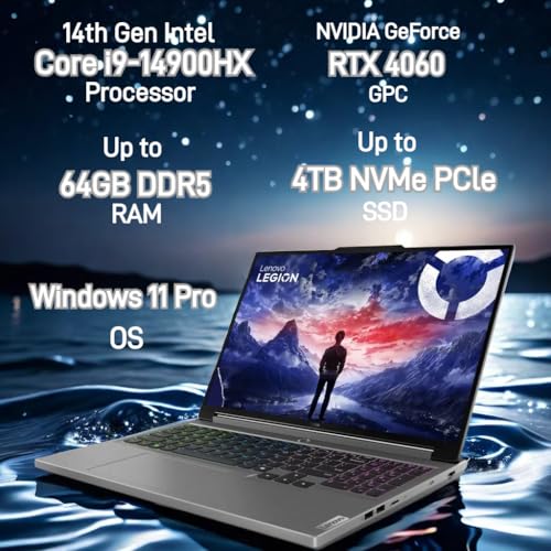 Lenovo Legion Pro 7i Gaming Laptop, 16" 240Hz, RTX 4080, 32GB DDR5, 2TB SSD A9921