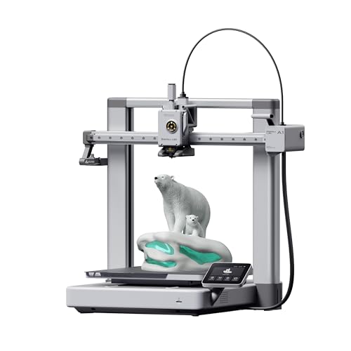 Bambu Lab A1 3D Printer, Support Multi-Color 3D Printing, High Speed & Precision, Full-Auto Calibration & Active Flow Rate Compensation, ≤48 dB Quiet FDM 3D Printers 256 * 256 * 256mm³ Build Volume