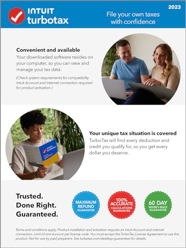 TurboTax Deluxe 2023 Tax Software, Federal Tax Return, PC/Mac Download A157