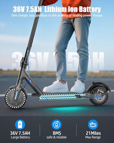 Electric Scooter for Adults, 500W Motor, 19MPH, Foldable Commuter Q352
