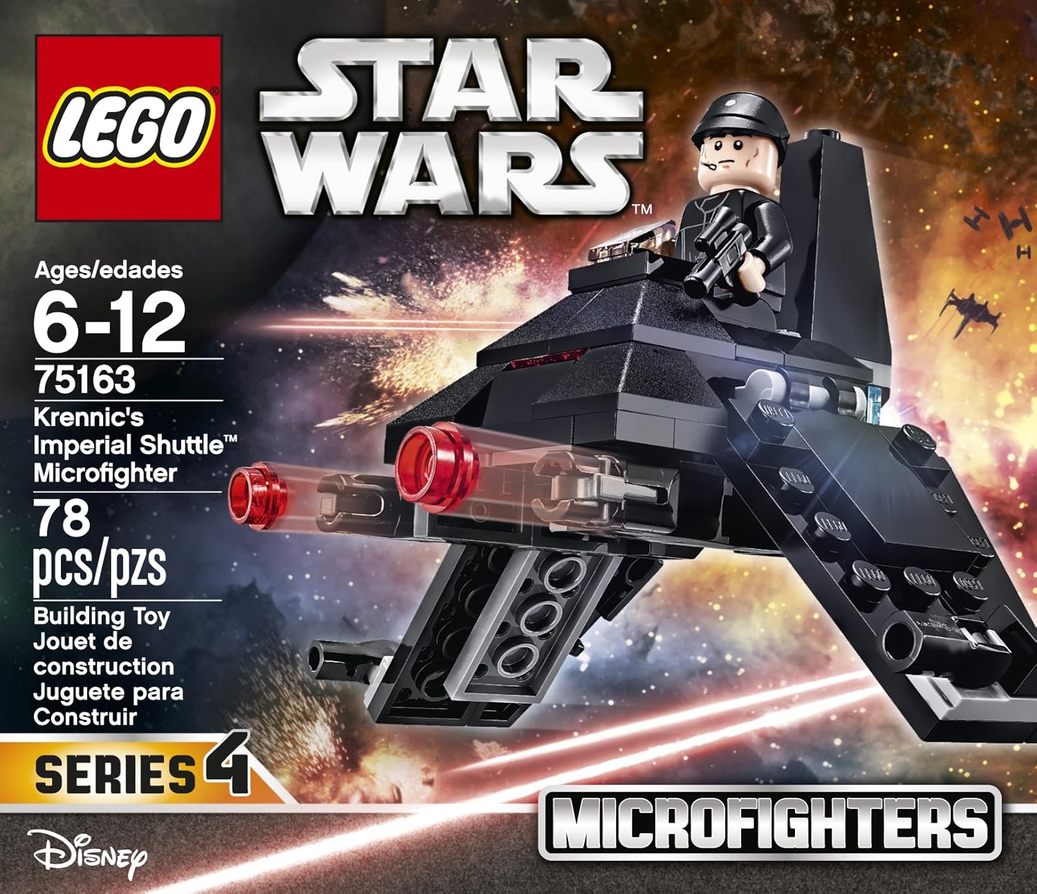 LEGO Star Wars Krennic's Imperial Shuttle Micro Fighter 75163 Building Kit P257863