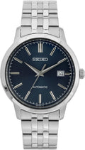 Seiko Men Analog Automatic Watch with Stainless Steel Strap SRPH87K1, Blue, Bracelet