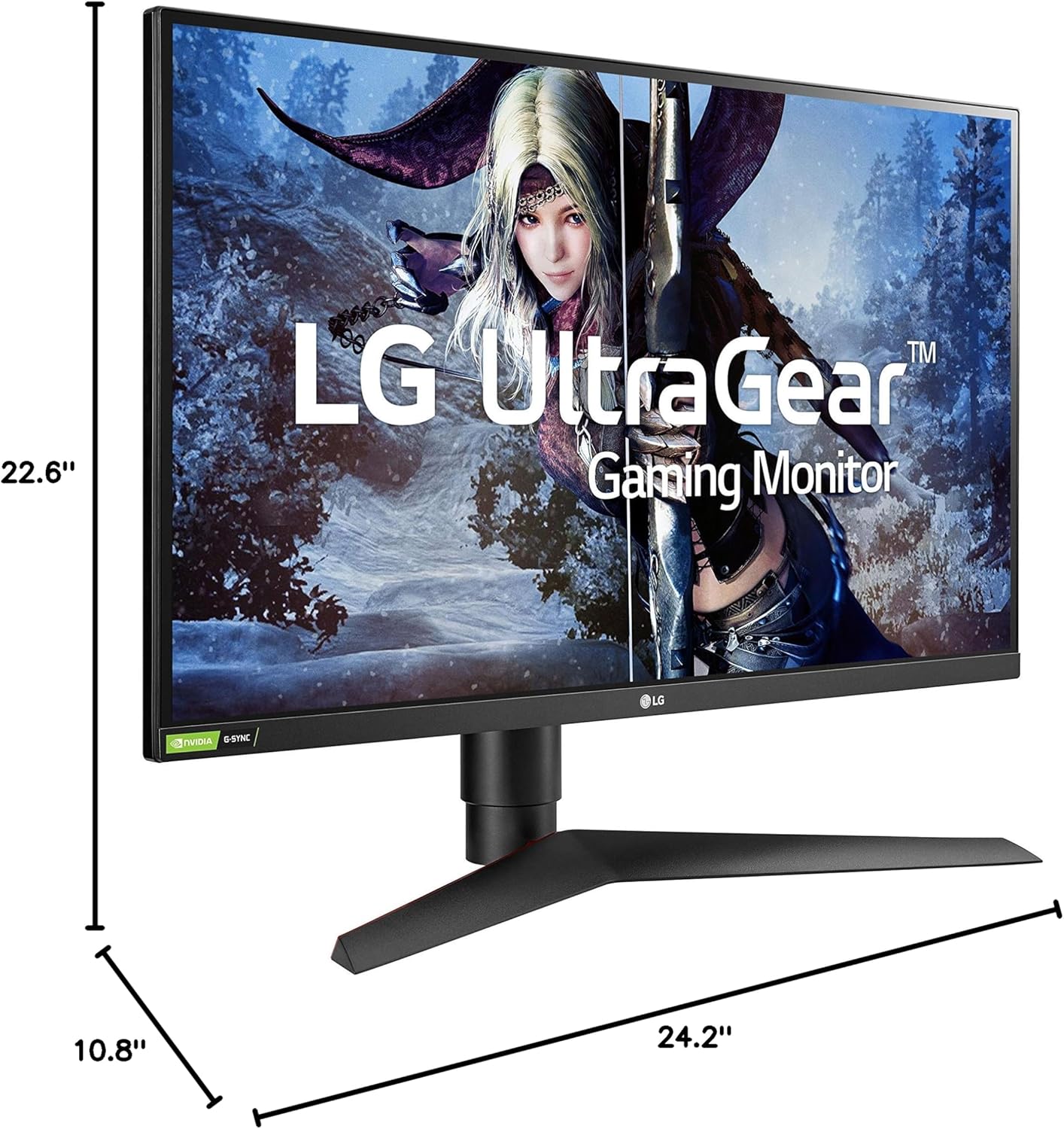 LG 27GL83A-B 27 Inch Ultragear QHD IPS Gaming Monitor (Renewed) E82192
