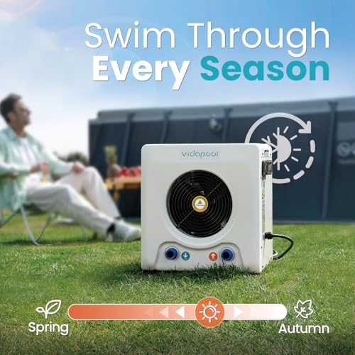 16,000 BTU Pool Heat Pump for Above Ground Pools, Heating and Cooling, 120V W3426