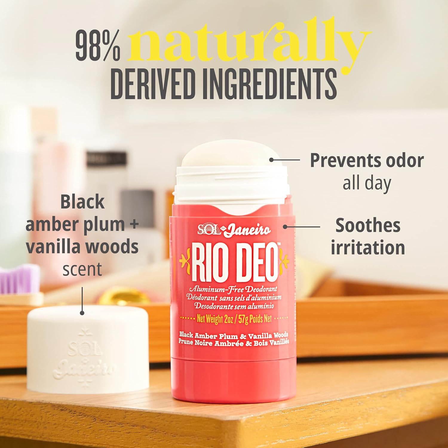 SOL DE JANEIRO Rio Deo Refillable Aluminum-Free Deodorant W181