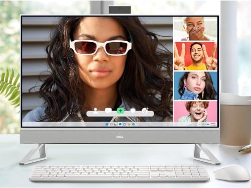 Dell Inspiron 5400 24-inch All-in-One Desktop, FHD Display, Intel Core i3, 8GB RAM, 256GB SSD, Windows 11 Home O121