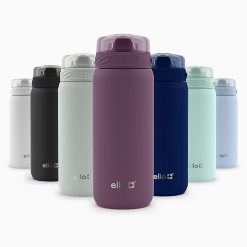 Ello Cooper 32oz Stainless Steel Water Bottle with Straw and Handle Q4598