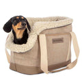 Sherpa Tan Luxe Tote Fashionable Pet Carrier - Pet Supplies online store
