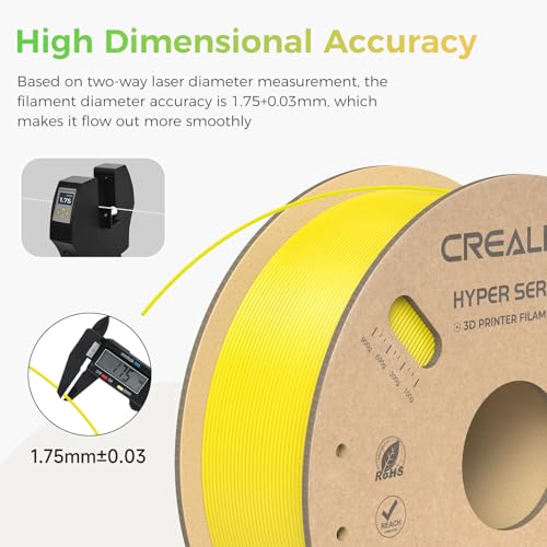 Creality PLA Plus Filament 1.75mm Rainbow Multicolor 1KG Spool O376011