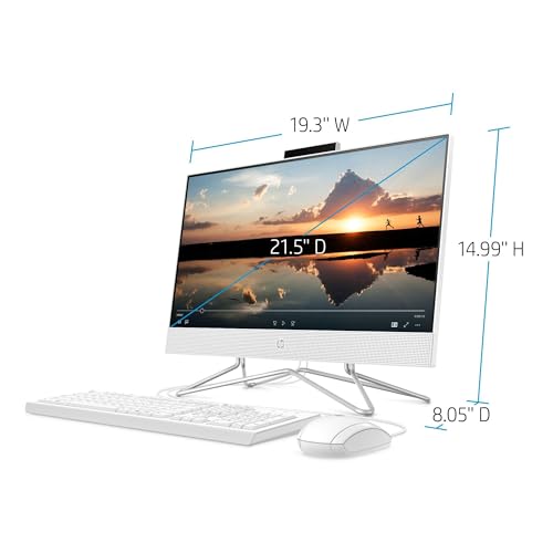 HP 2024 All-in-One Desktop Computer 21.5" FHD Display 16GB RAM 1TB SSD Win 11 Pro E6674