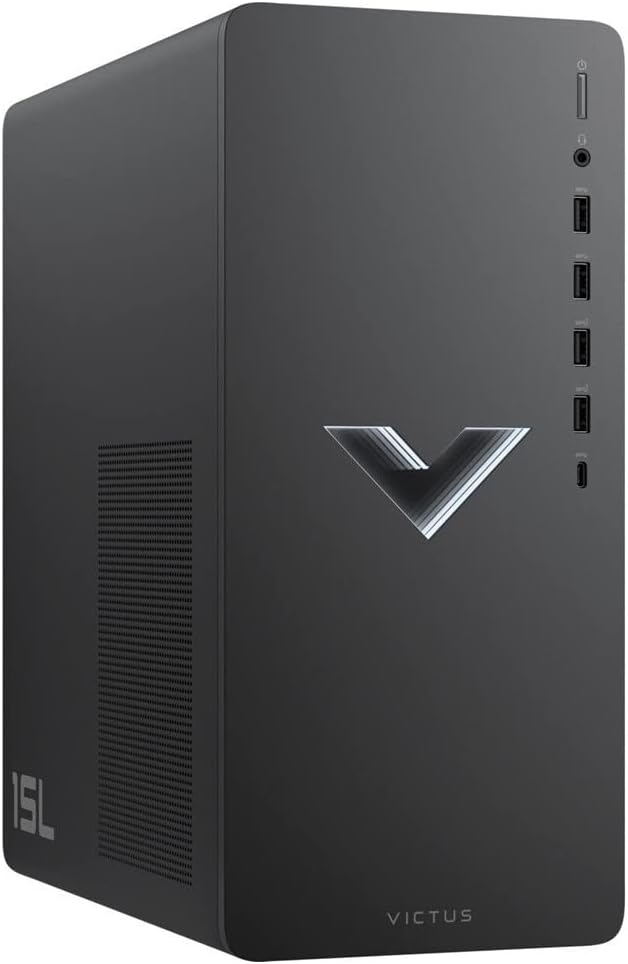 HP Victus 15L Gaming Desktop, Ryzen 5 5600G, RX 6400, 32GB RAM, 1TB SSD, Win 11 A815