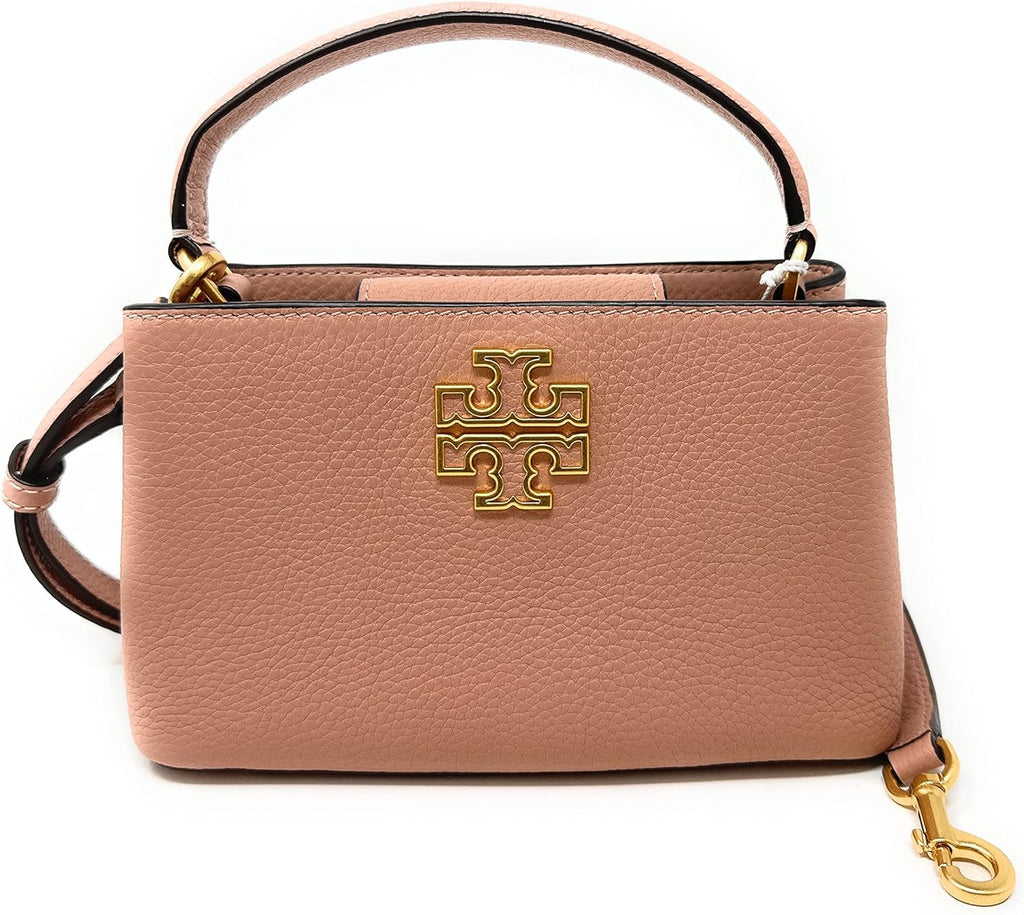 Tory Burch Britten Micro Satchel (Light Meadowsweet)