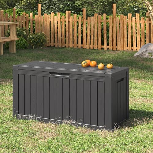 NUNU LAB 31 Gallon Outdoor Storage Box Waterproof Lockable Lid I8083