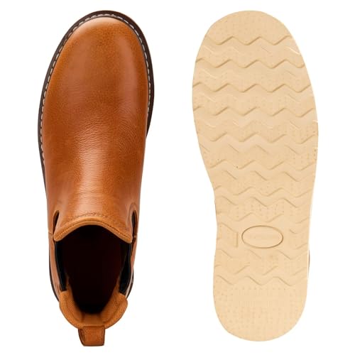 SUREWAY Men's Western Work Boots Soft Toe Slip-On H2943