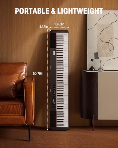 Donner DEP-20 Lite Beginner Digital Piano 88 Key Weighted Portable Set U477