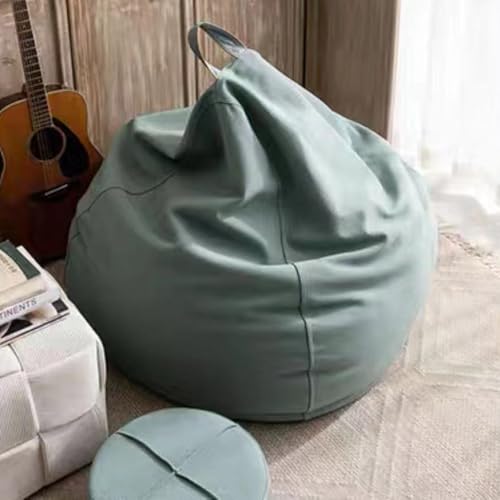 Bean Bag Chair Cover Only, Cotton Linen, 2.6ft, Off-White H749