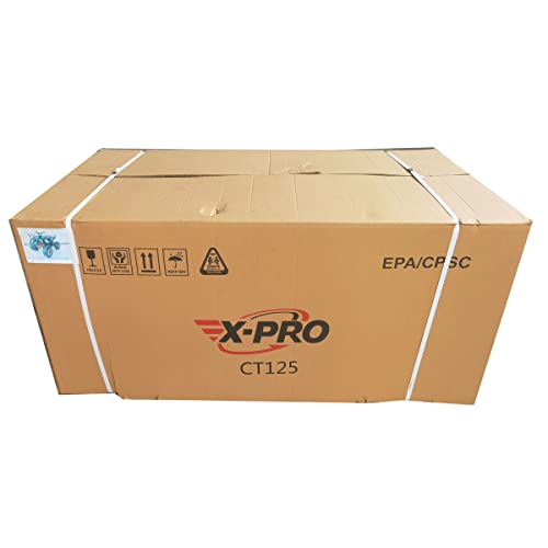 X-PRO ATV 125cc Youth Quad with Remote Control Burgundy V2375