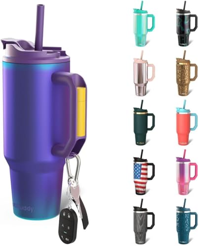 Frost Buddy Thicc Buddy 40 oz Stainless Steel Tumbler with Lid and Straw Q581