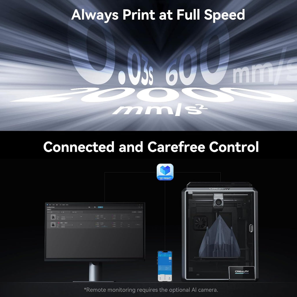 Creality K1 3D Printer Bundle with AI Camera T734200