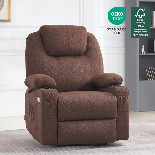 MCombo Small Power Lift Recliner Chair for Elderly with Heat and Massage, USB & Type C Ports J262