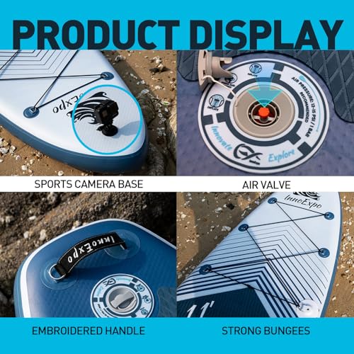 InnoExpo Inflatable Stand Up Paddle Board with Premium Accessories C20354