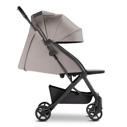 Mompush Lithe V2 Lightweight Stroller with Snack Tray, Travel Bag Included E2771