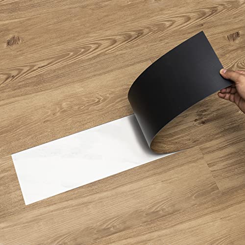 Self Adhesive Vinyl Flooring Planks Wood Effect Waterproof Grey 36pcs U963416