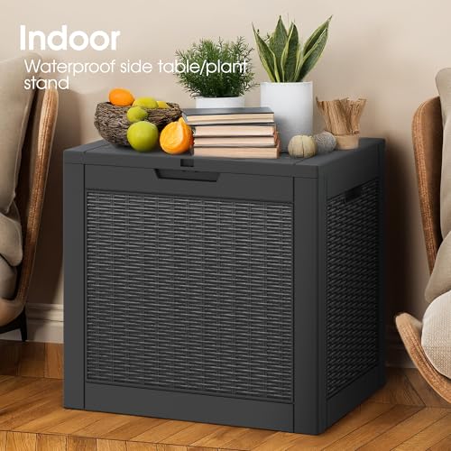 NUNU LAB 31 Gallon Outdoor Storage Box Waterproof Lockable Lid I8083