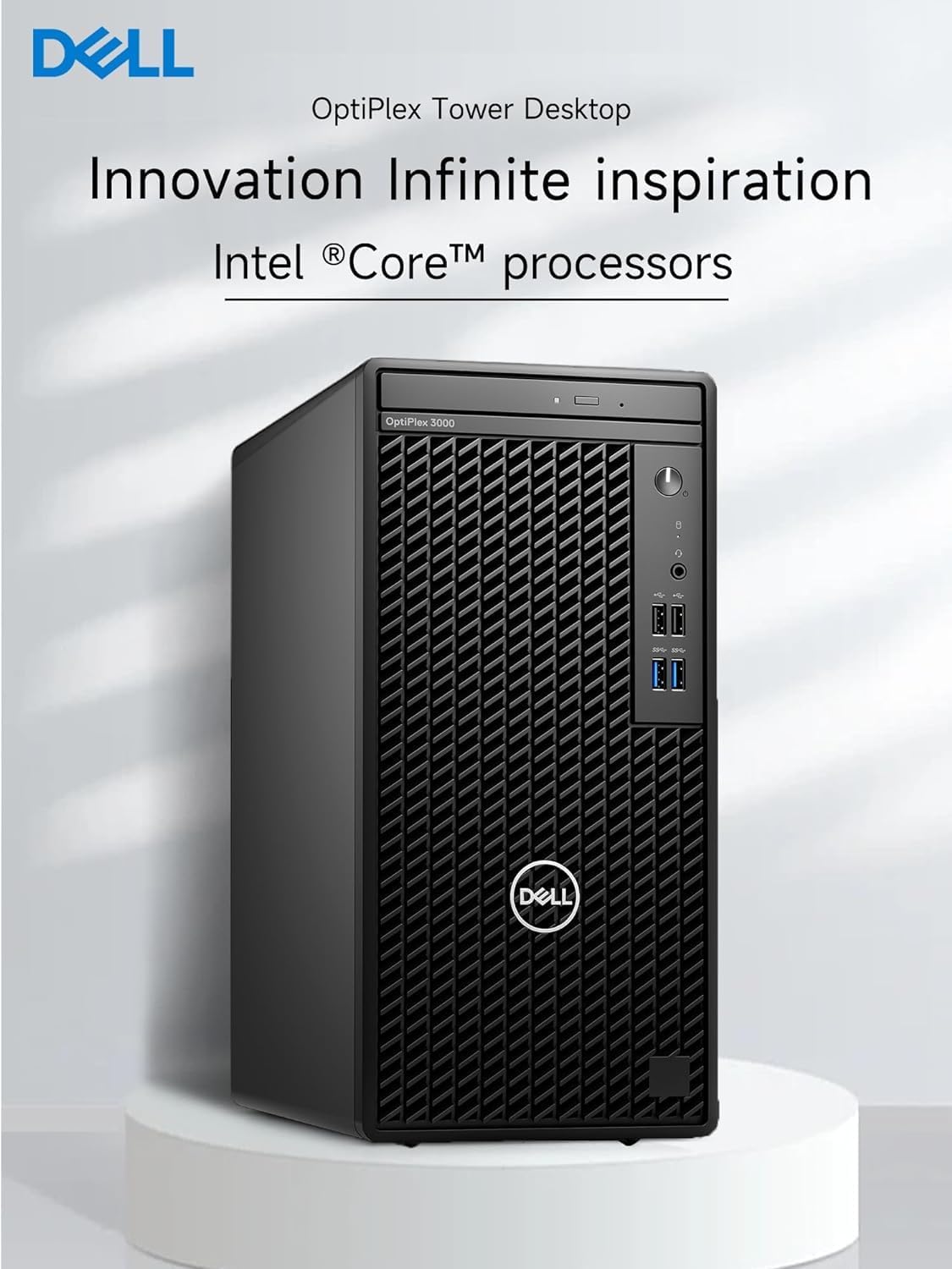 Dell Optiplex 3000 Tower Desktop, Intel Core i5-12500, 32GB RAM, 512GB SSD + 1TB HDD, Windows 11 Pro D262