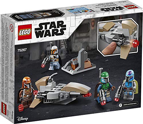 LEGO Star Wars Mandalorian Battle Pack 75267 Building Kit with Speeder Bike D160391