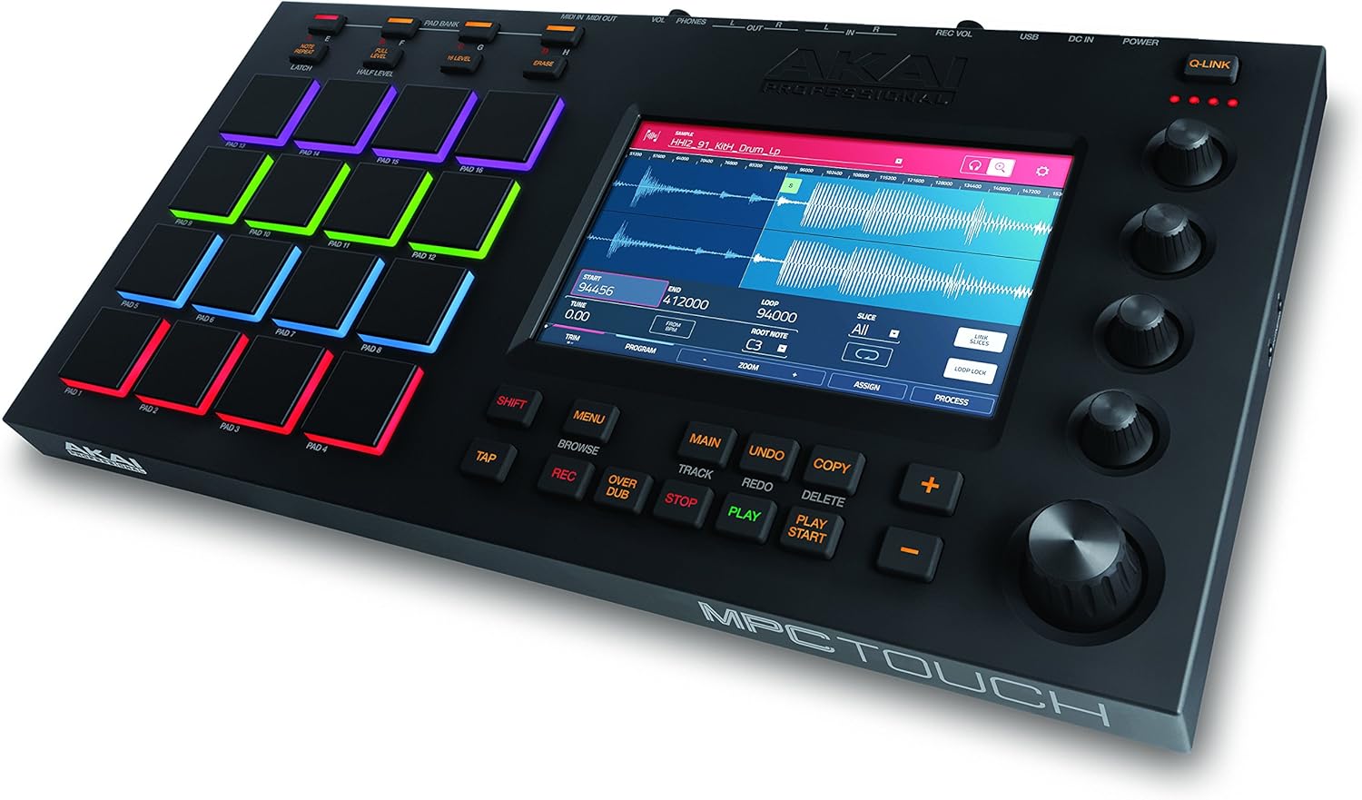 Akai Professional MPC Touch | Music Production Station with 7" Multi-Color Touchscreen