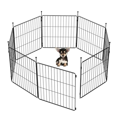 FXW MiniPaws Dog Playpen 8 Panels Portable for Indoor & Outdoor Y720
