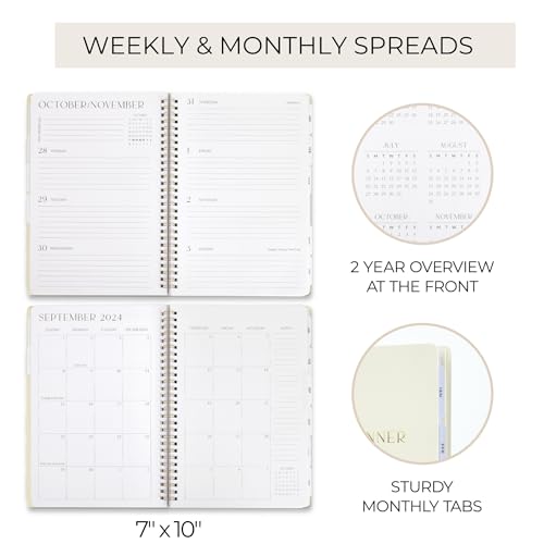 Simplified 2024-2025 Academic Planner - 7" x 10" Daily Weekly Monthly Planner Y531602