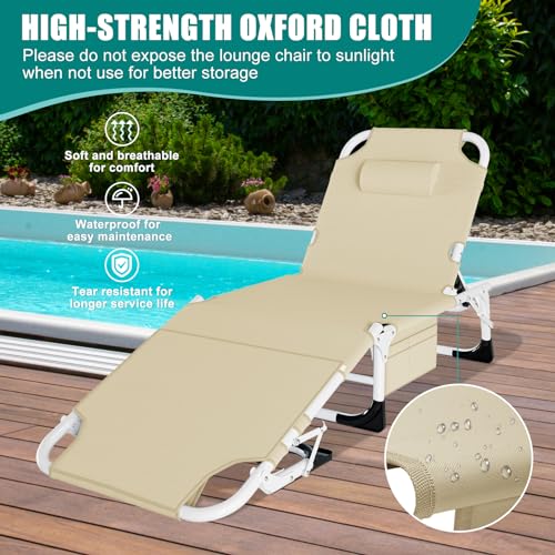 DoCred Folding Camping Cot with Mattress, 2 Pack, Heavy Duty for Adults, Portable with Carry Bag C814529