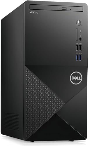 DELL Vostro 3910 Tower Business Desktop Computer, 12th Gen Intel Core i3, 16GB RAM, 256GB SSD + 1TB HDD, Windows 11 Pro R255