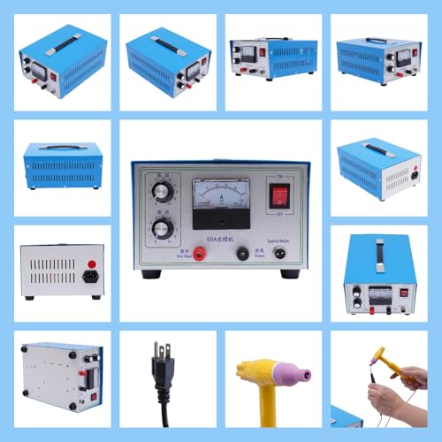 Jewelry Spot Welder, 500W Adjustable Pulse Welding Machine with Foot Pedal B1280