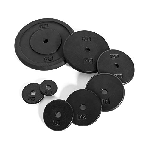 CAP Barbell Cast Iron Standard 1-Inch Weight Plates M23861