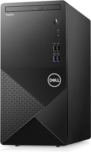 DELL Vostro 3910 Tower Business Desktop Computer, 12th Gen Intel Core i3, 16GB RAM, 256GB SSD + 1TB HDD, Windows 11 Pro R255